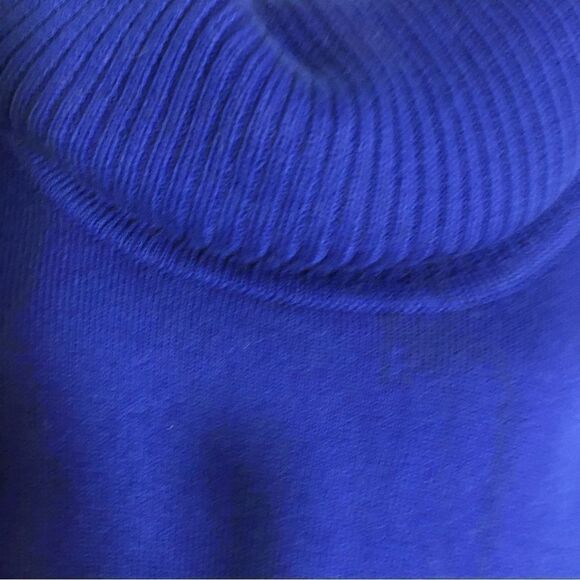 Michael Kors Royal Blue Fringed Sweater XS - Picture 8 of 10